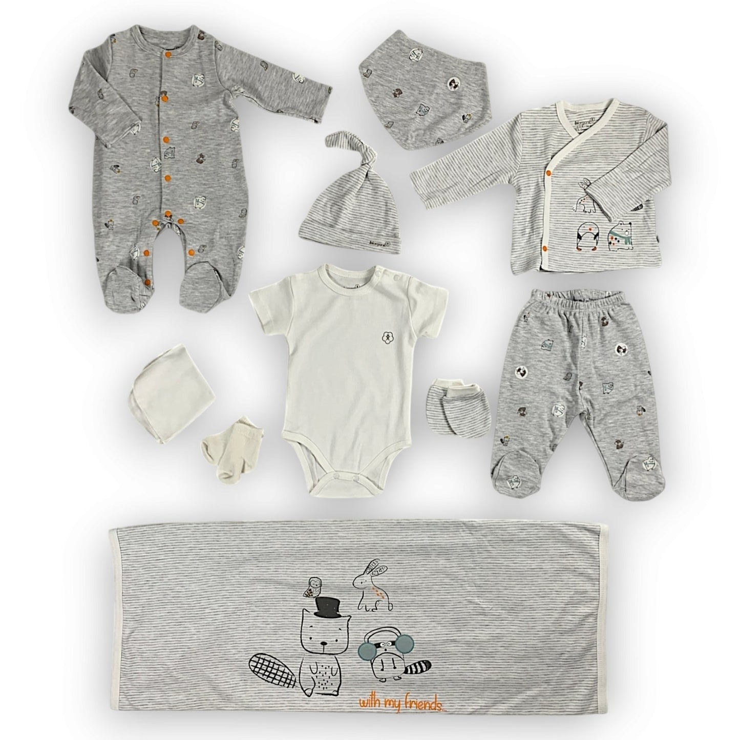 Organic Cotton With My Friends Hospital Set 10 pcs