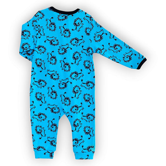Blue Little Lions Jumpsuit