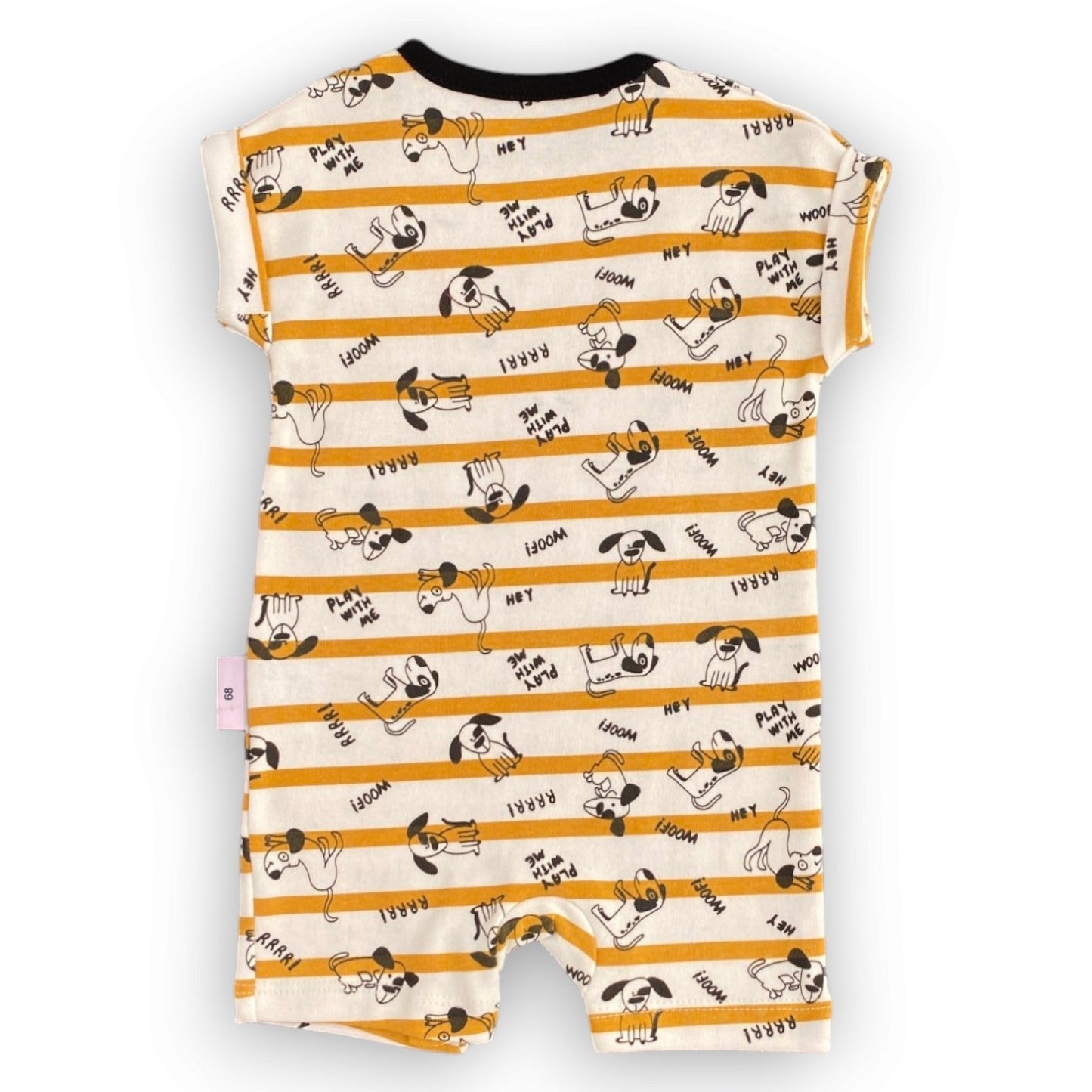 Dogs and Stripes Romper
