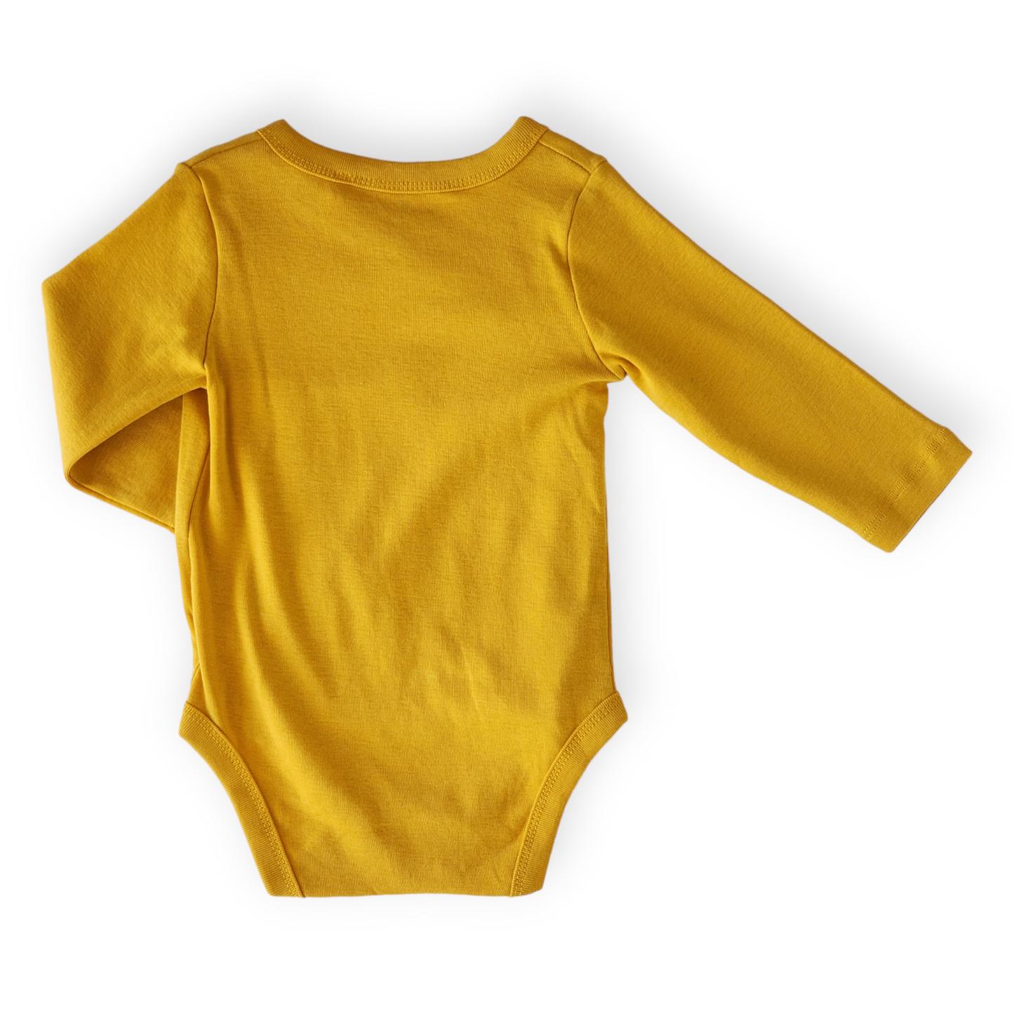 Organic Cotton Basic Mustard Wrapover Body
