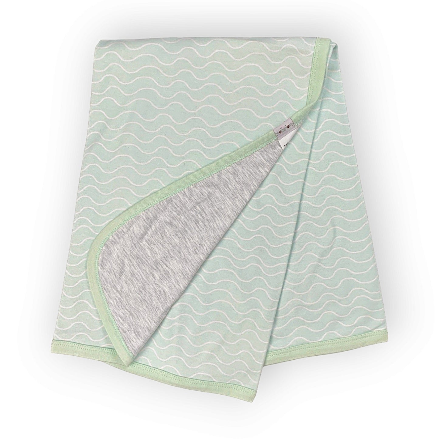 ML346 Organic Cotton Wave Lines Blanket