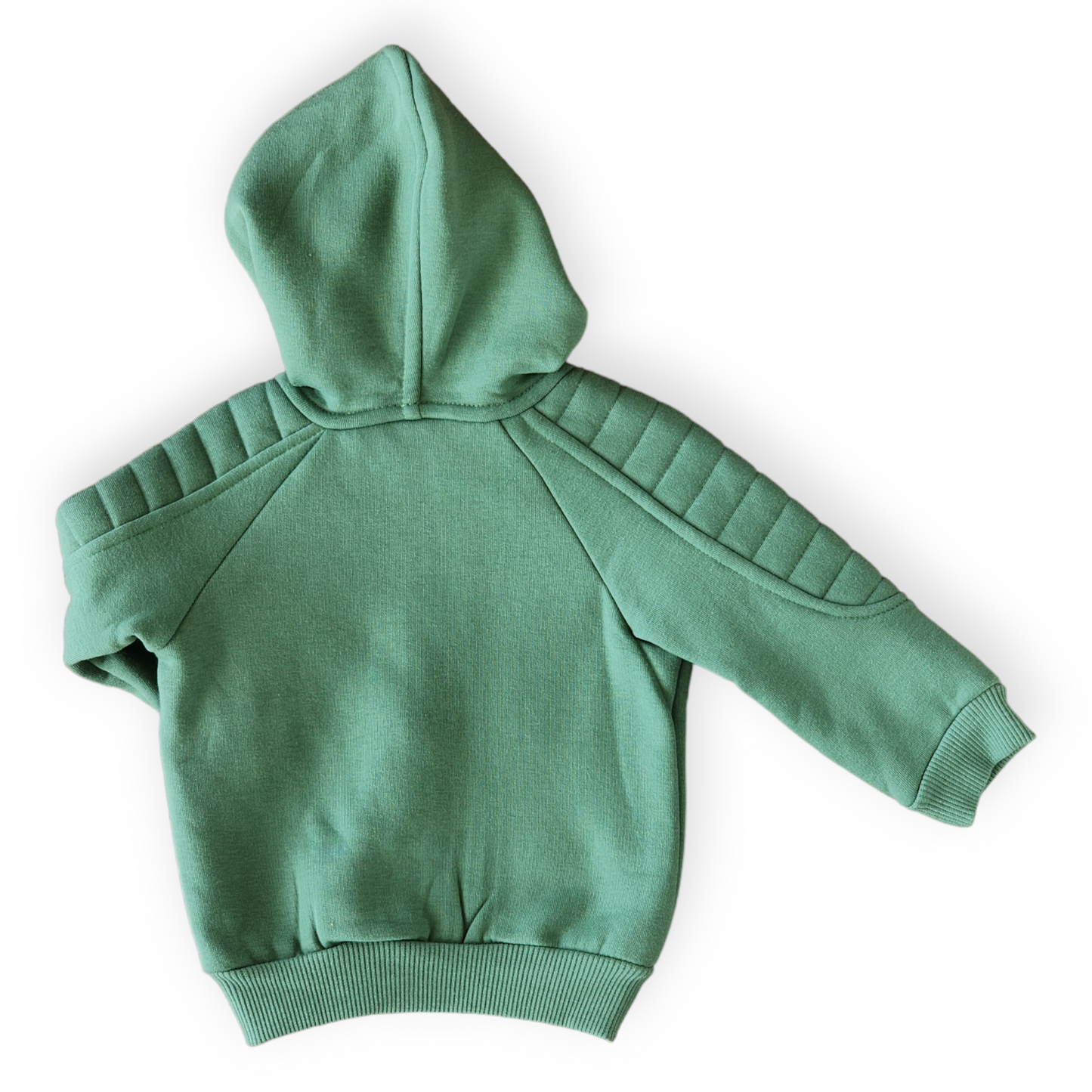 Motorcyle Club Green Warm Jacket with Hoodie