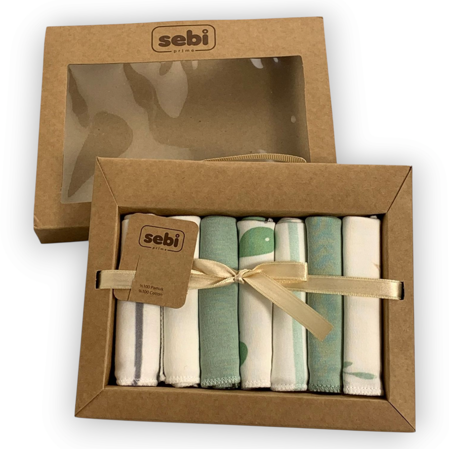 Green Muslin Napkin (7 pcs)