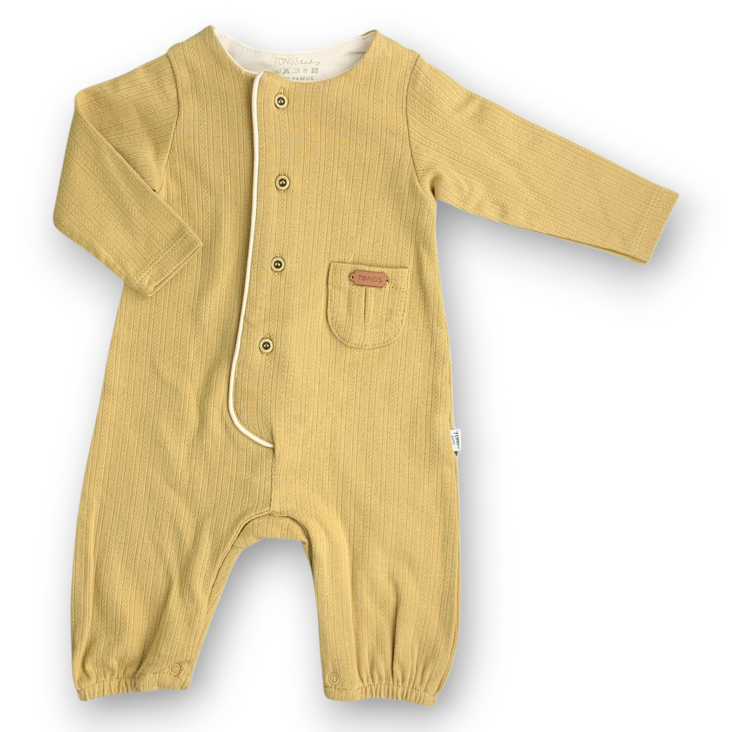 TO3121 Basic Olive Green Jumpsuit with Pocket