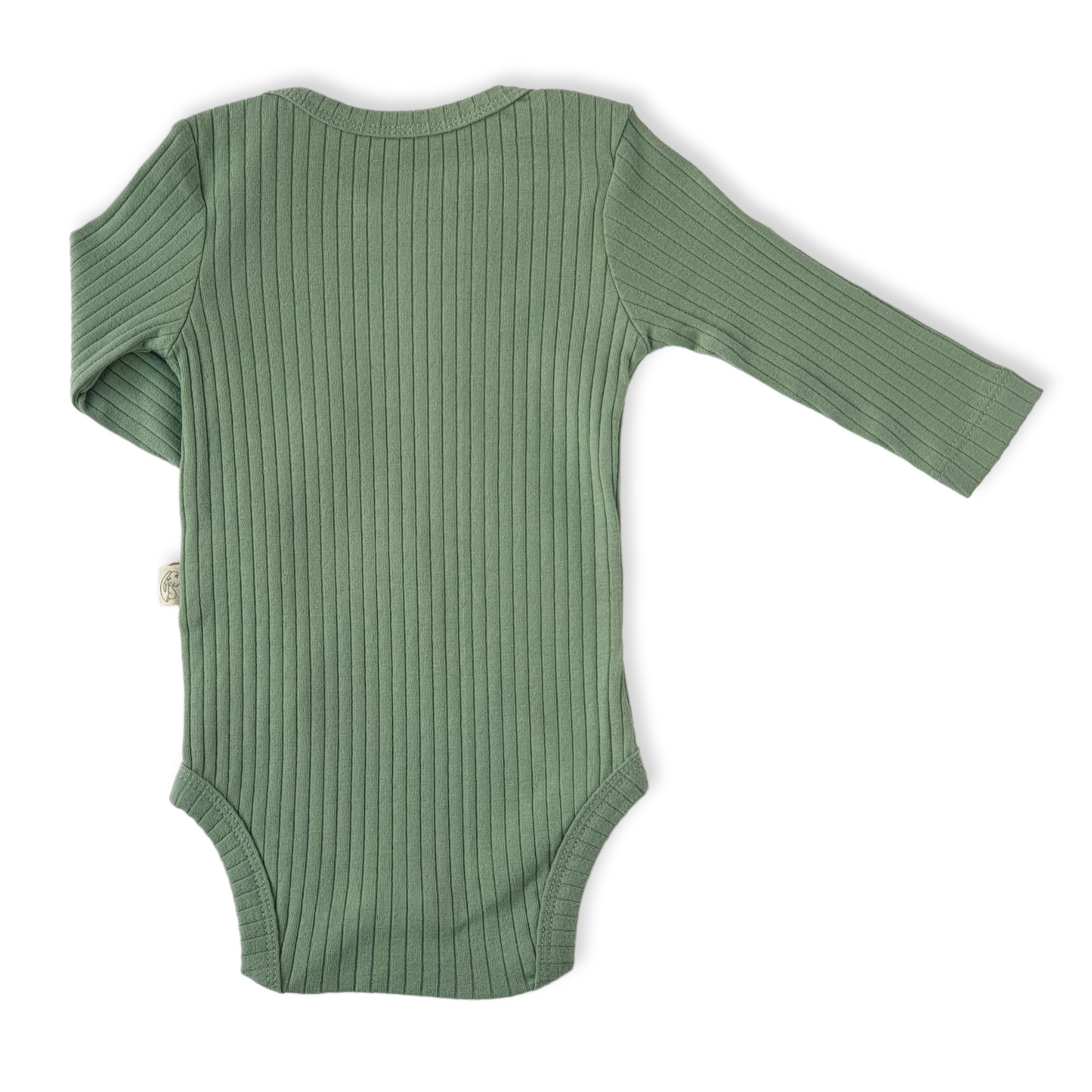 Organic Cotton Green Unisex Body-Basic, Body, Bodysuit, Boy, catboy, catgirl, catunisex, Creeper, Girl, Green, Long Sleeve, Onesie, Organic, Unisex-BabyCosy-[Too Twee]-[Tootwee]-[baby]-[newborn]-[clothes]-[essentials]-[toys]-[Lebanon]