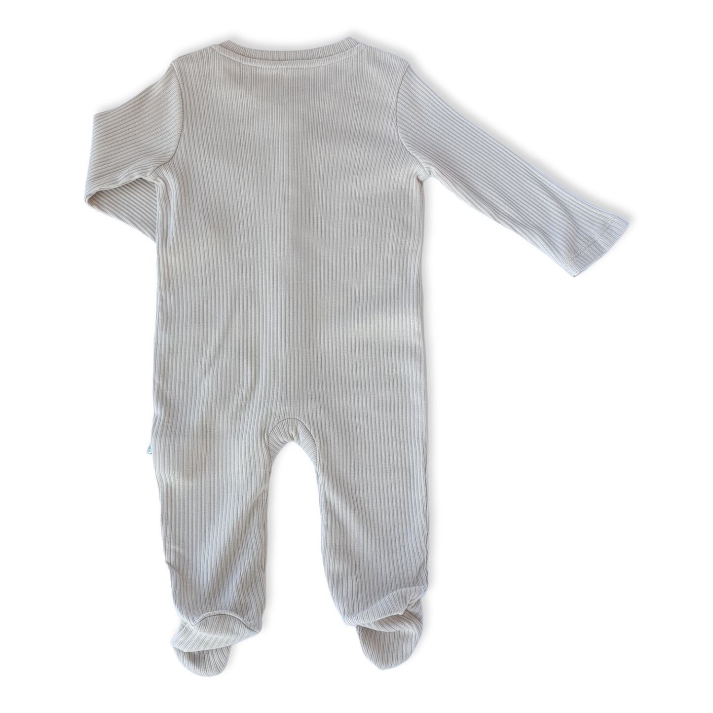 Organic Cotton Light Brown Basic Unisex Jumpsuit with Pocket-Boy, Brown, catboy, catgirl, catunisex, Footed, Girl, Jumpsuit, Light Brown, Long Sleeve, Organic, Unisex-Biorganic-[Too Twee]-[Tootwee]-[baby]-[newborn]-[clothes]-[essentials]-[toys]-[Lebanon]