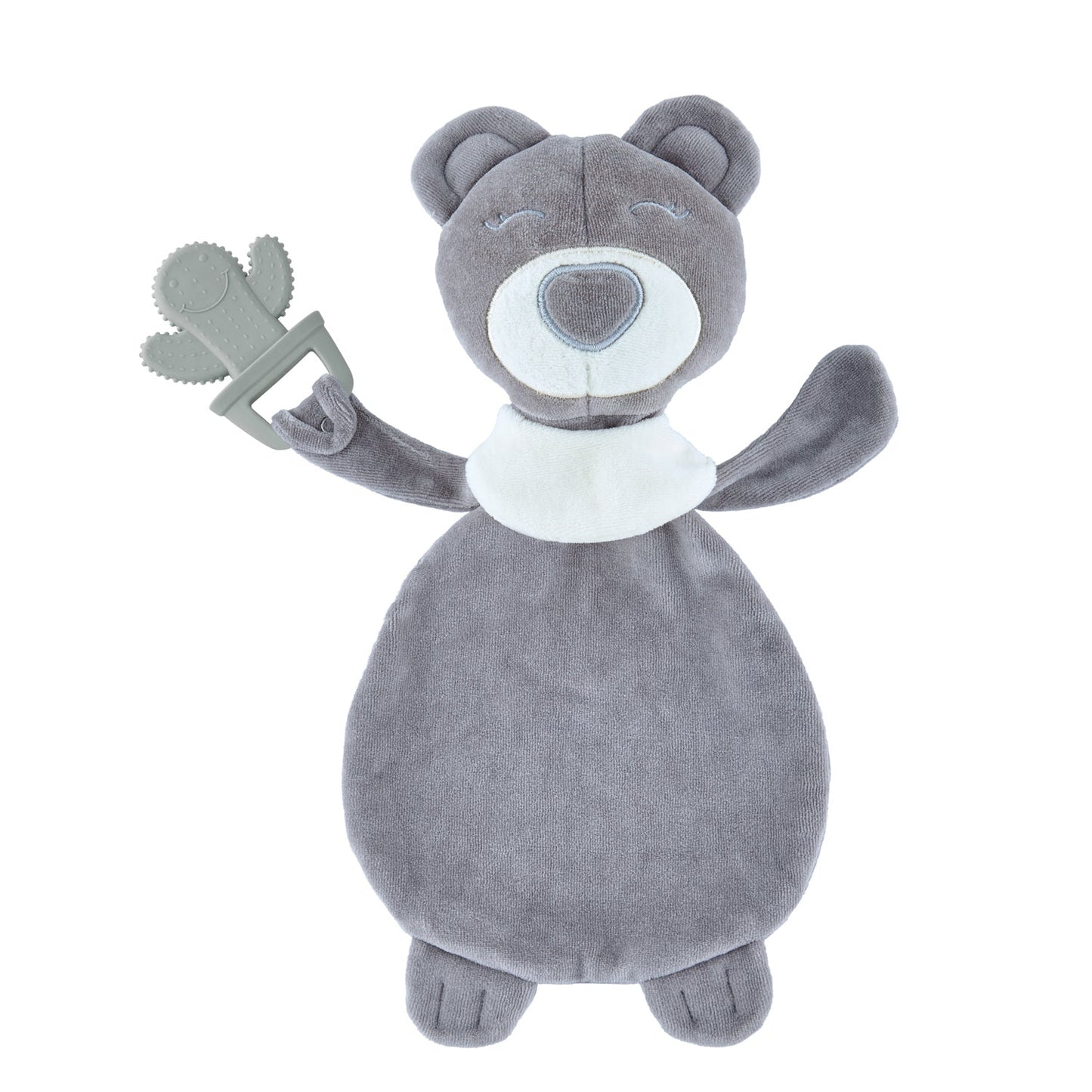 Babyjem - Sleep Teddy Bear Teether Grey