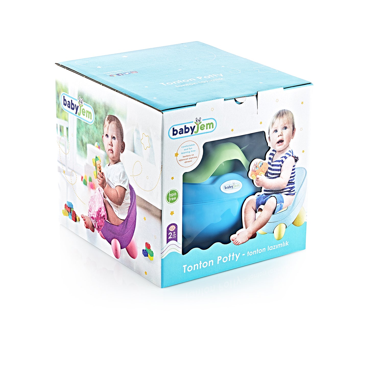 Comfortable Potty Blue