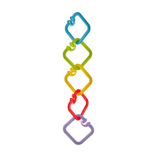 5pcs Square Toy Hanger-Bite, Blue, cattoy012m+, cattoysens, Chew, Colors, Green, Hanger, Happy, Hold, Oval, Purple, Red, Toy, Yellow-Babyjem-[Too Twee]-[Tootwee]-[baby]-[newborn]-[clothes]-[essentials]-[toys]-[Lebanon]