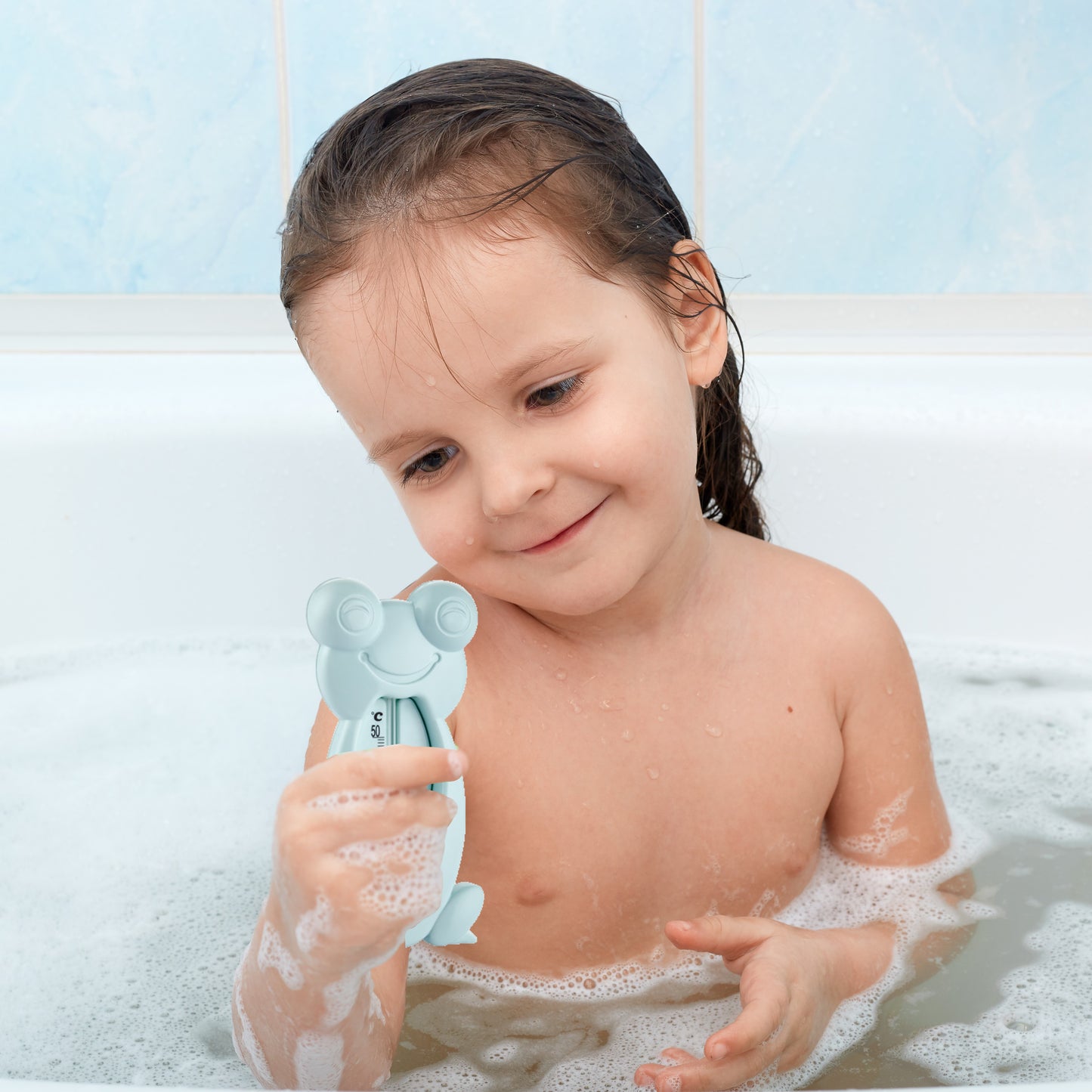 Green Bath and Room Thermometer