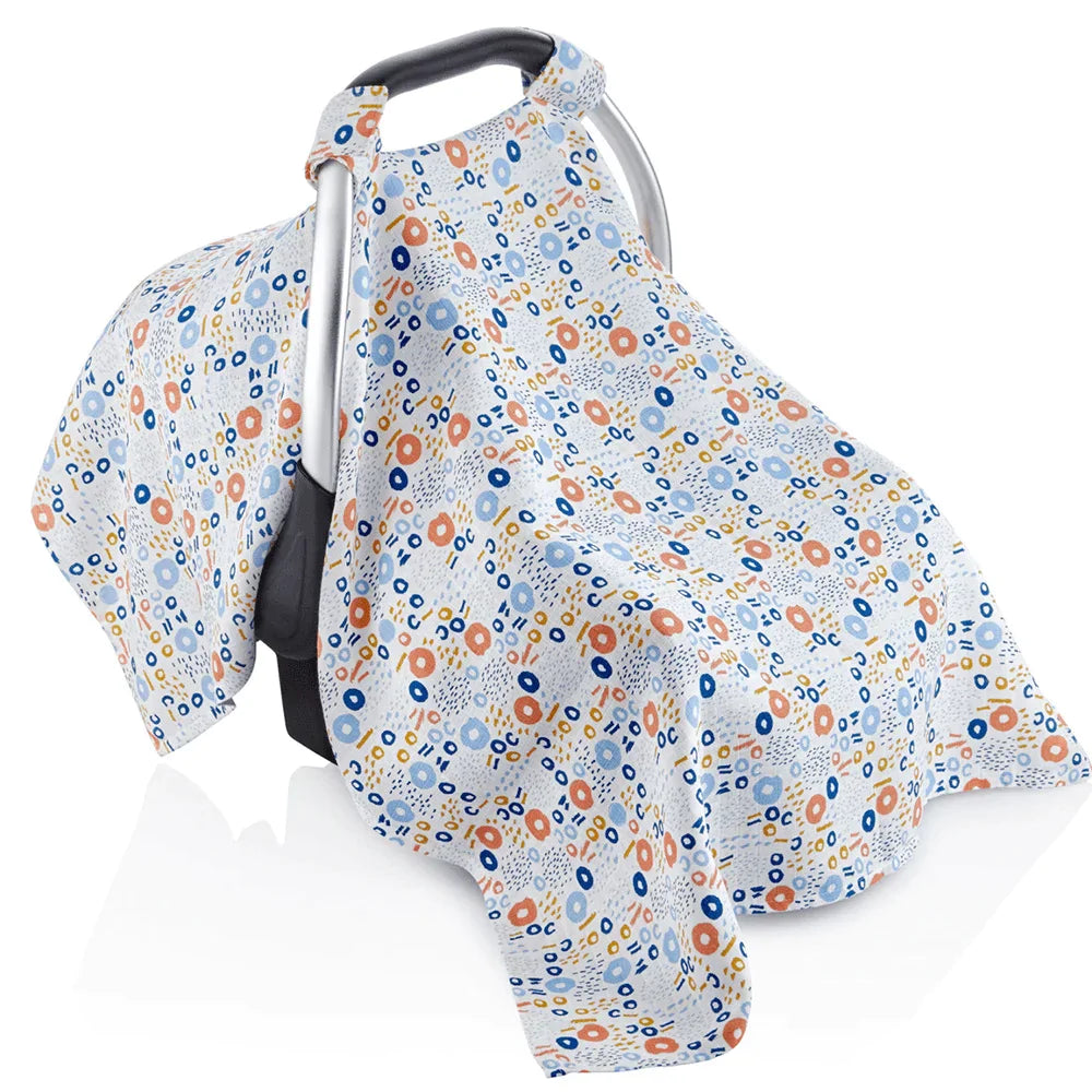 Colorful Circles Muslin Baby Carrier Cover
