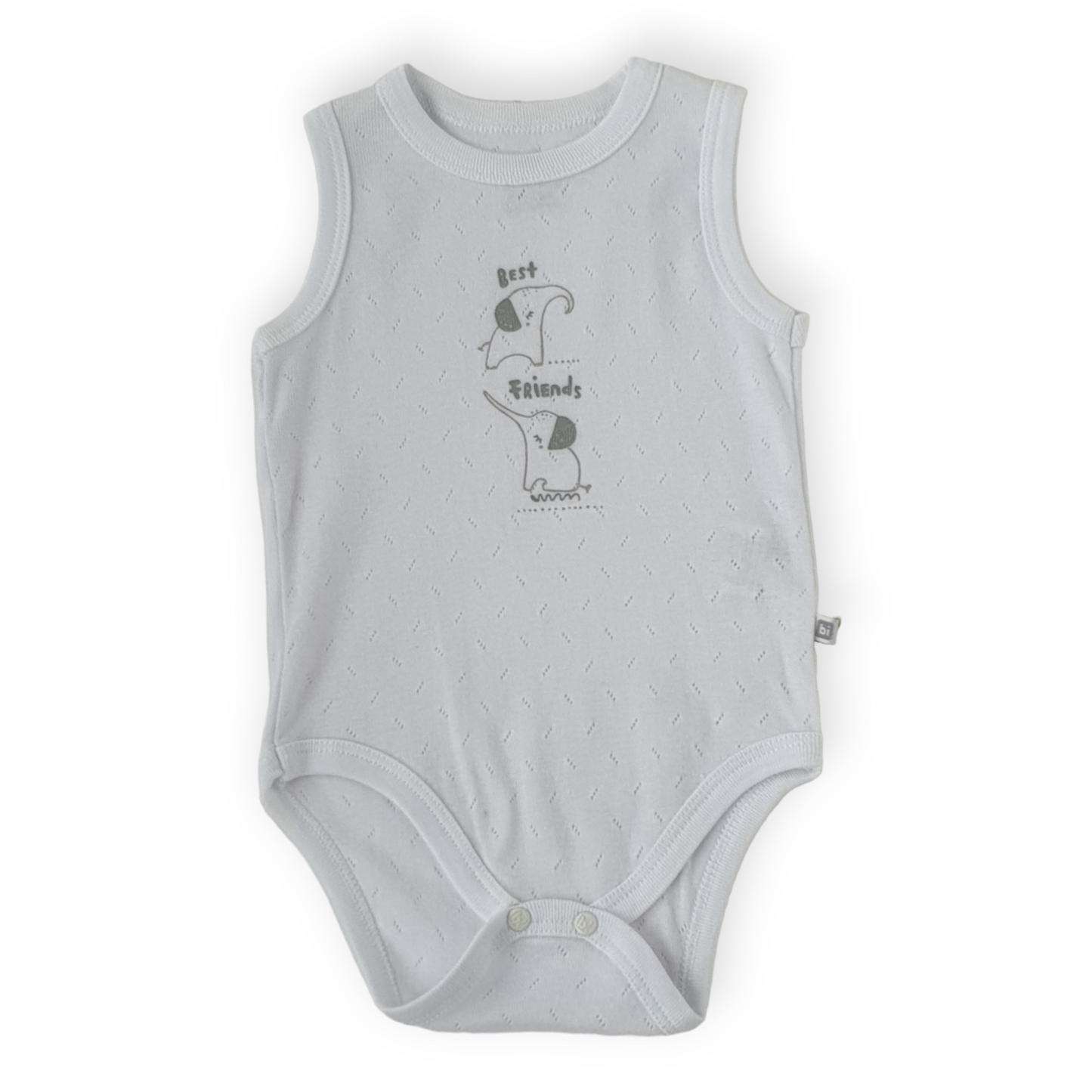Basic Best Friends White Sleeveless Body