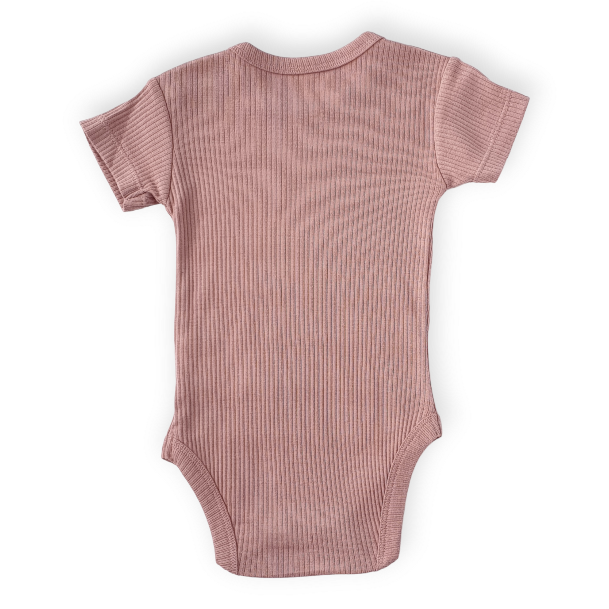 Basic Pink Stretch Body-Basic, Body, Bodysuit, Catgirl, Creeper, Girl, Onesie, Pink, Short sleeve, SS23-BiBaby-[Too Twee]-[Tootwee]-[baby]-[newborn]-[clothes]-[essentials]-[toys]-[Lebanon]