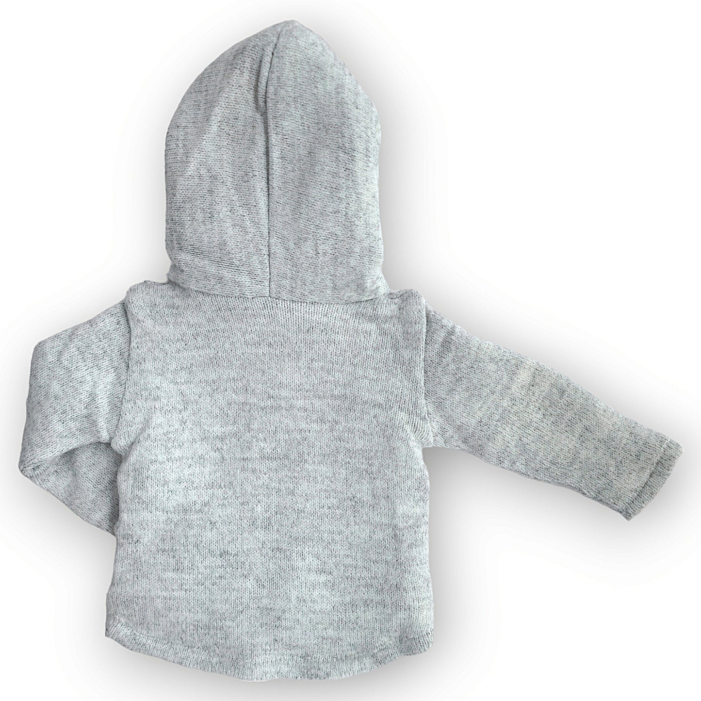 Light Grey Wellsoft Tricot Jacket with Hoodie