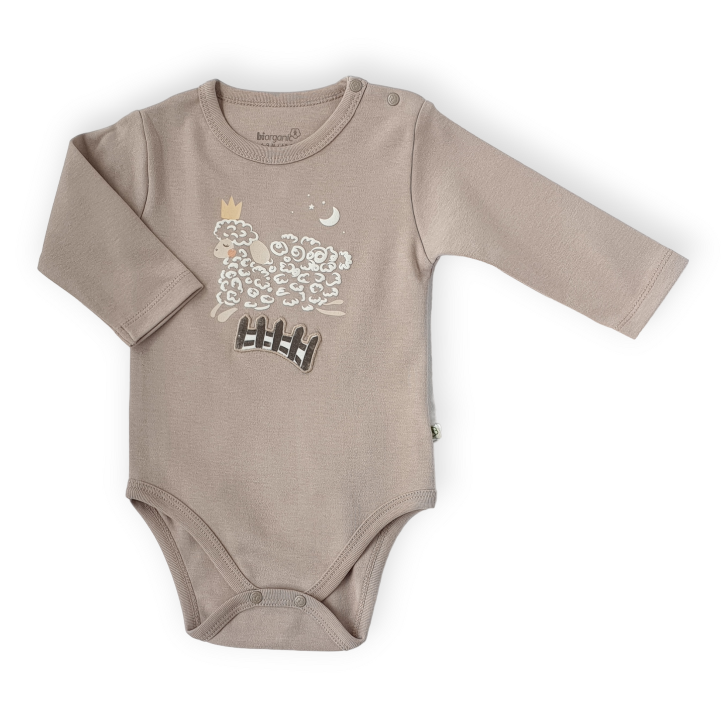 Organic Cotton Beige Body with Sheep