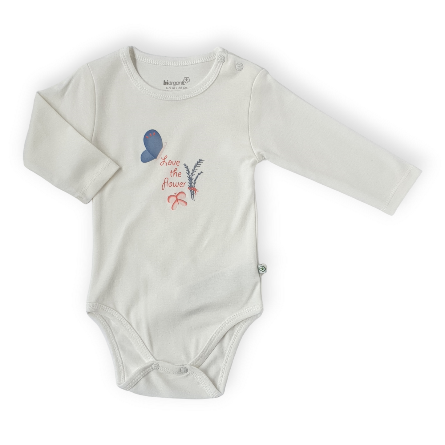 Organic Cotton Flower Love Body