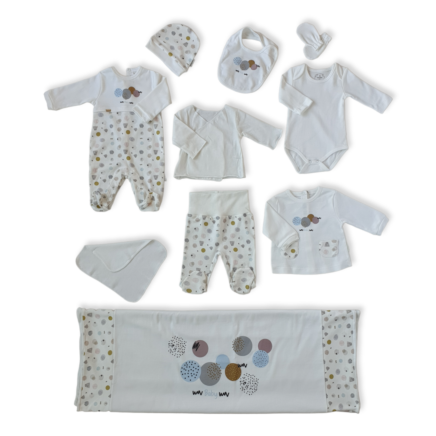 Newborn Baby White Hospital Set