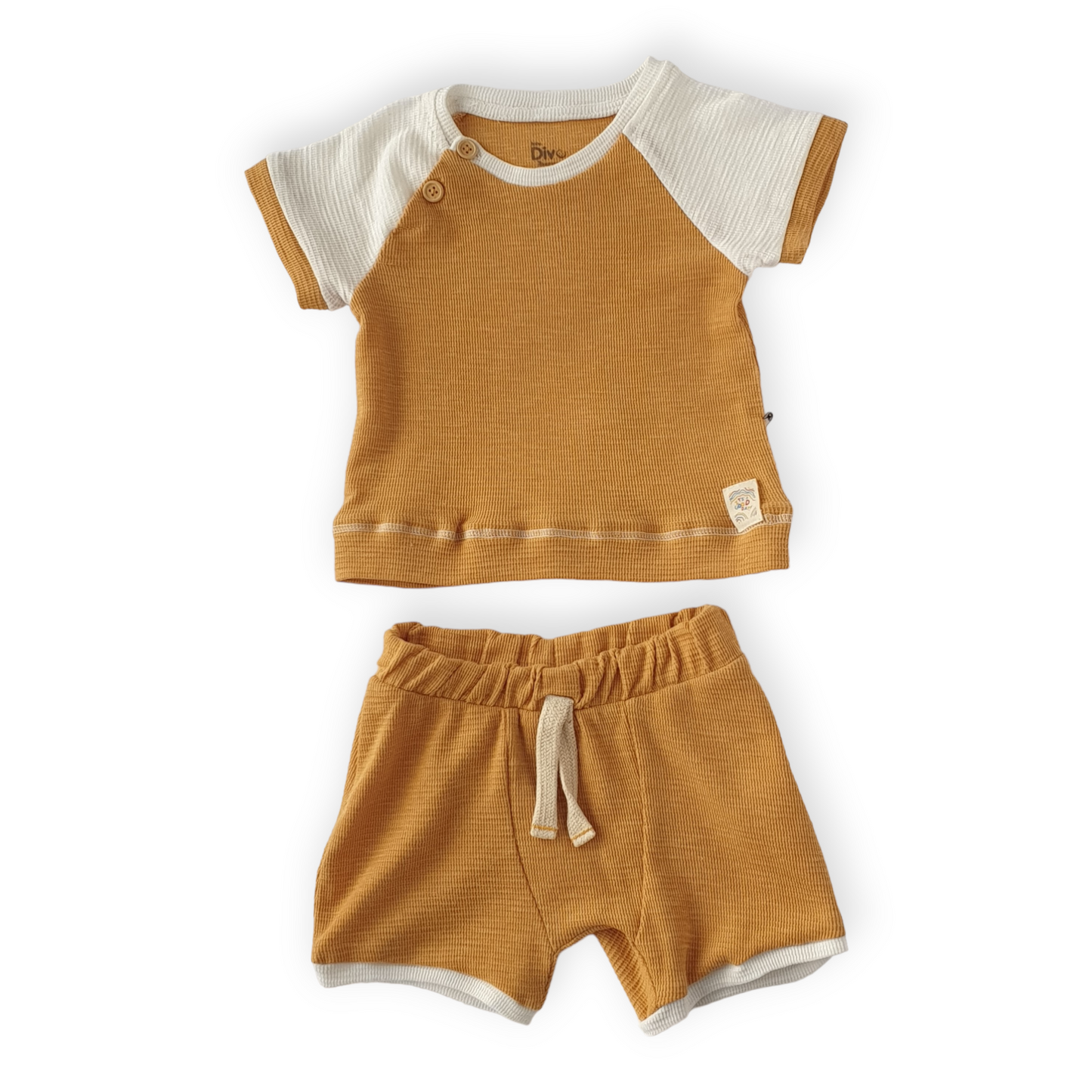 Mustard Yellow Top and Shorts Set