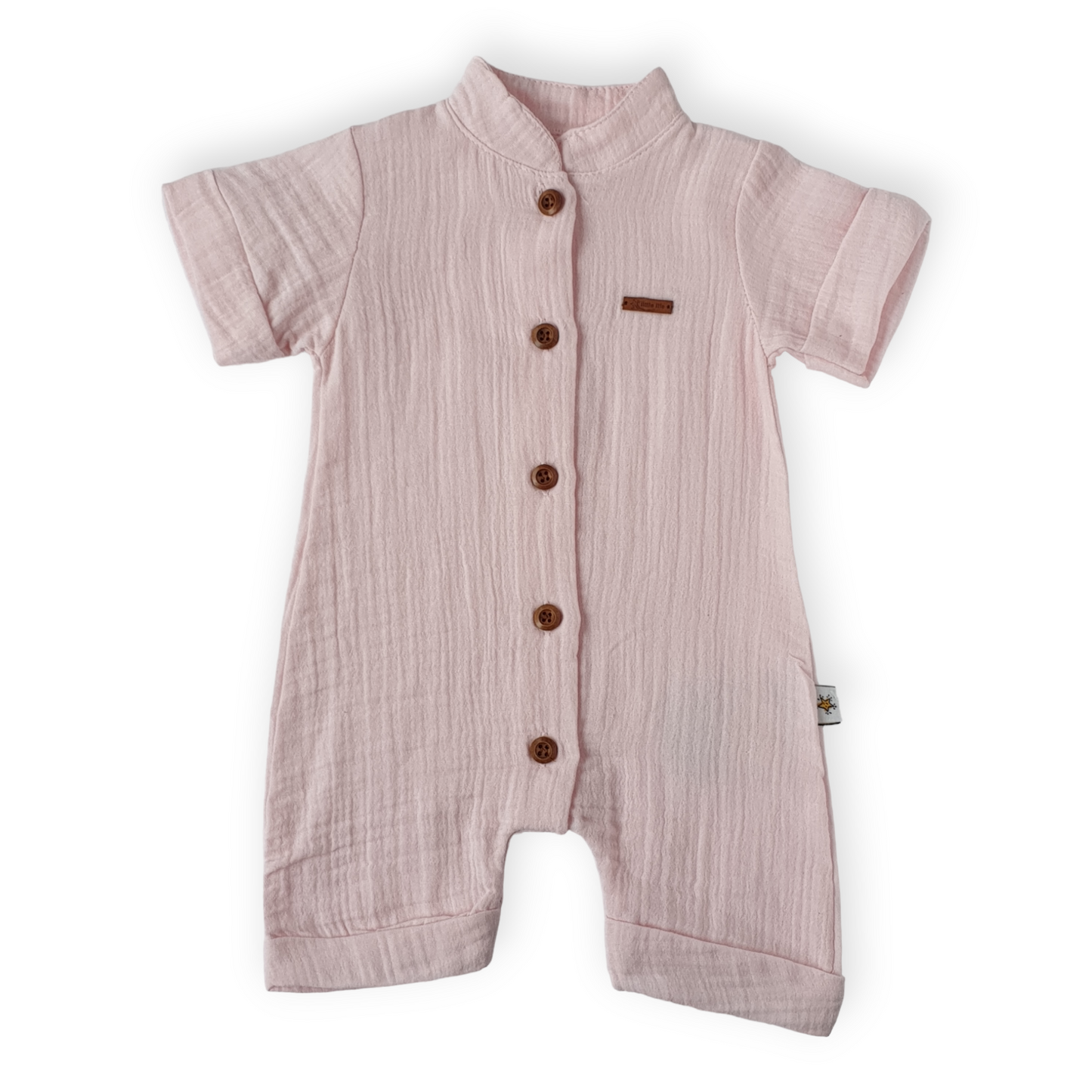 Muslin Basic Purple Romper