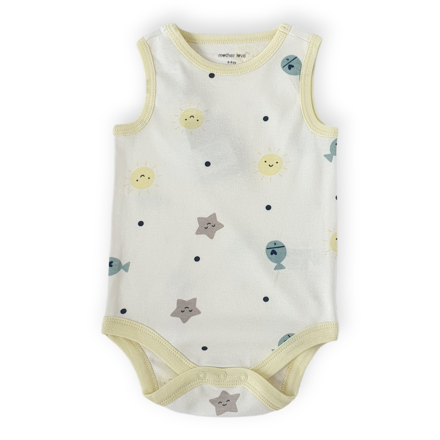 Organic Cotton Smiling Sun Sleeveless Body