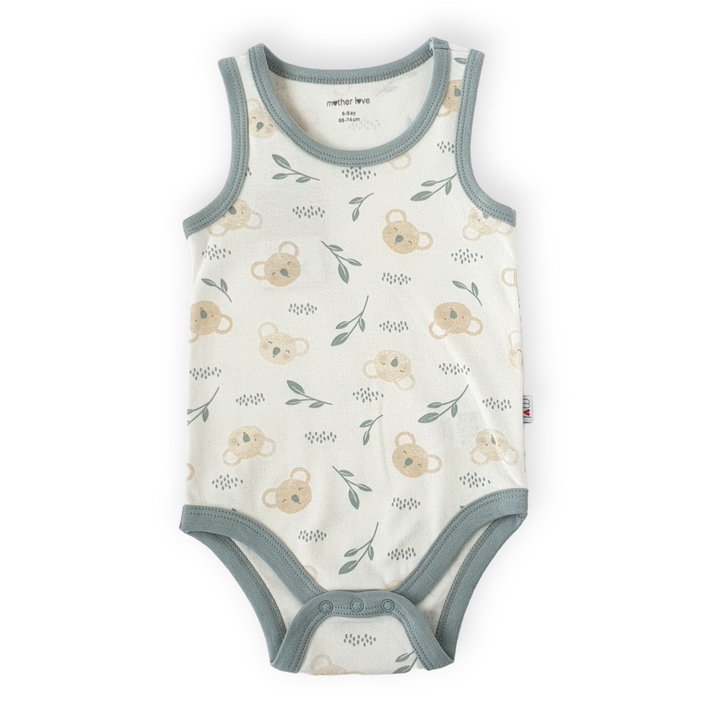 Organic Cotton Koala Sleeveless Body