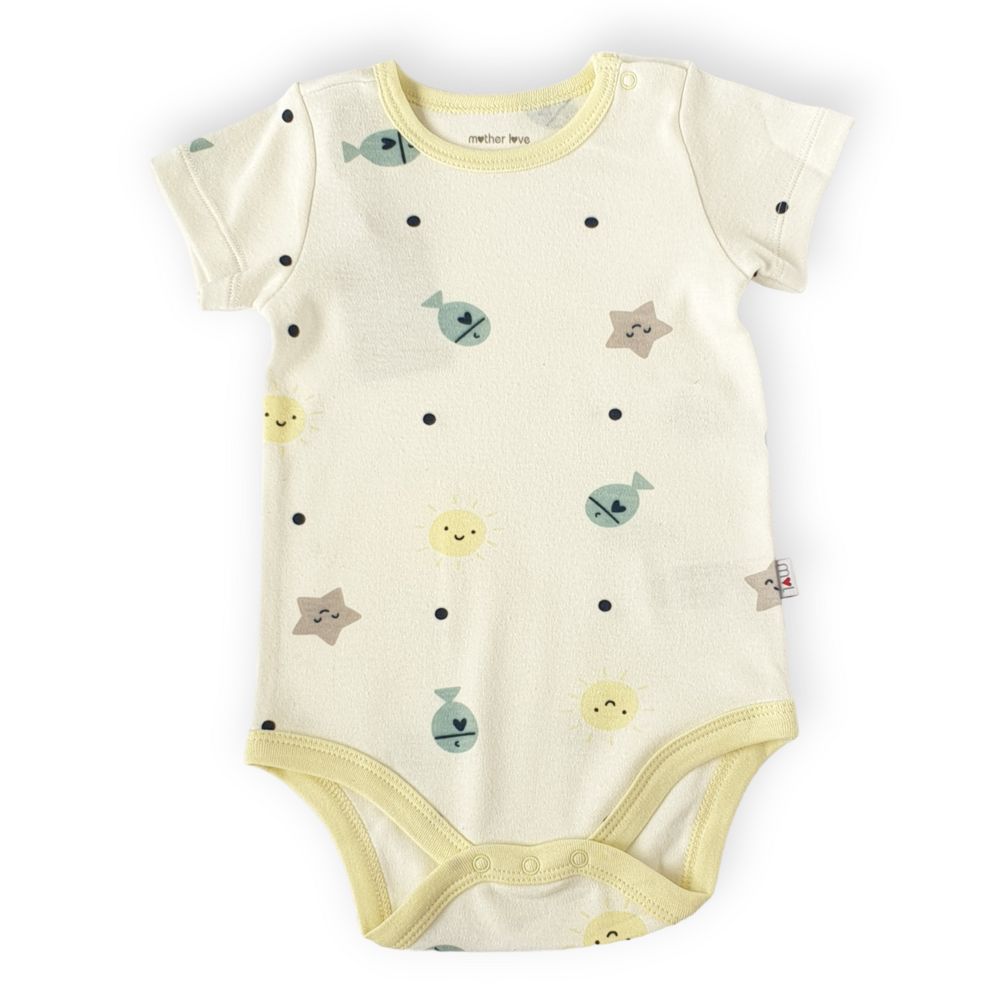 Organic Cotton Smiling Sun Short Sleeve Body