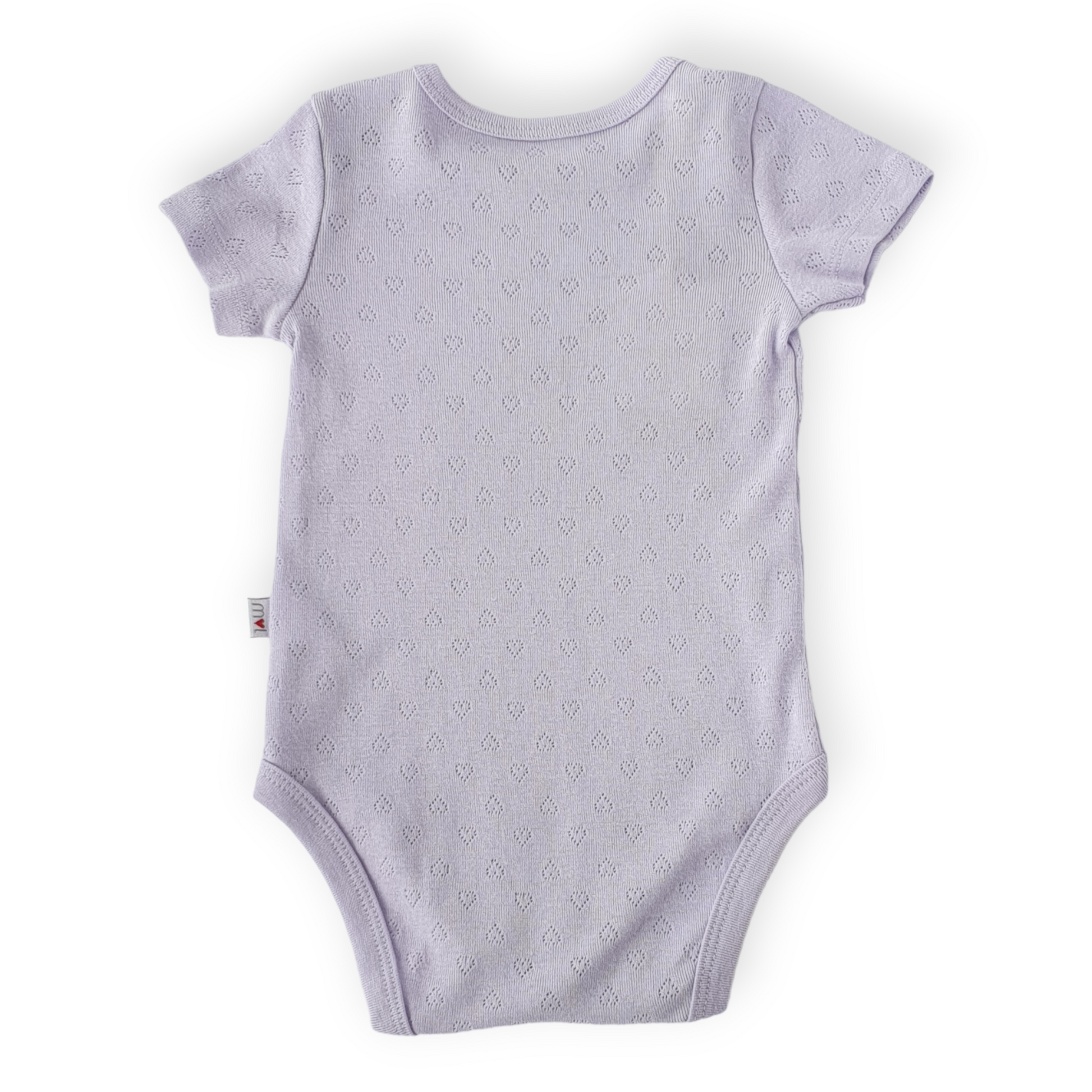 Purple Hearts Short Sleeve Body-Body, Bodysuit, Catgirl, Creeper, Girl, Heart, Onesie, Purple, Short sleeve, SS23-Mother Love-[Too Twee]-[Tootwee]-[baby]-[newborn]-[clothes]-[essentials]-[toys]-[Lebanon]