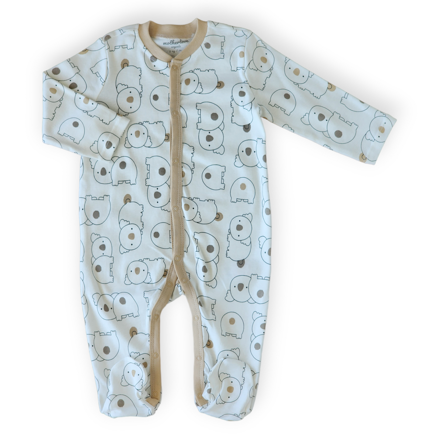 Organic Cotton Koala Pattern Jumpsuit