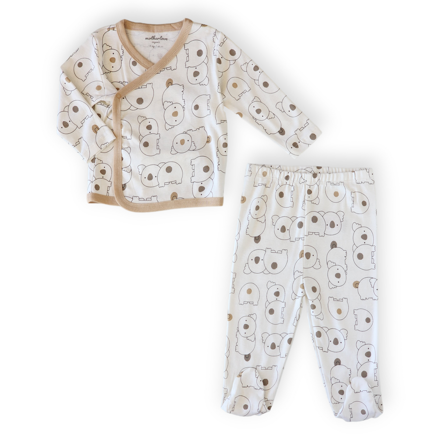 Organic Cotton Wrapover Koala Set