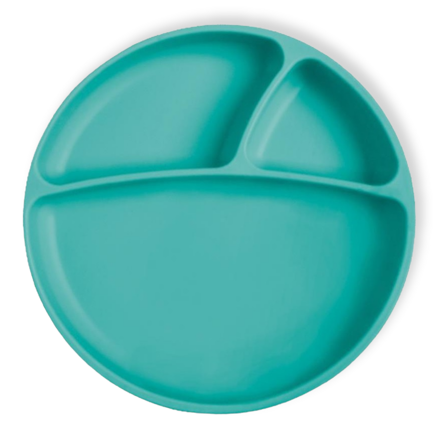Silicone Portions Plate with Suction Base