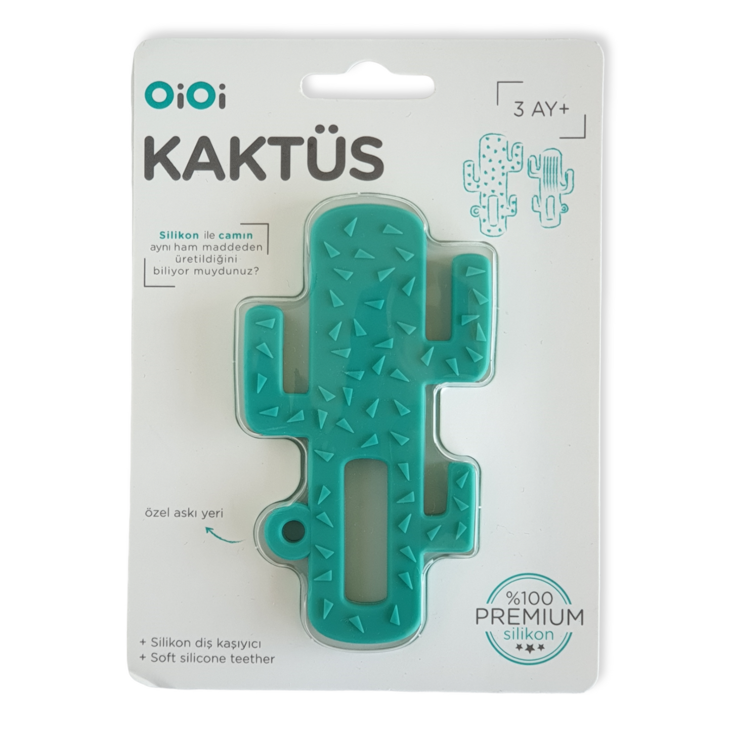 Silicone Cactus Teether