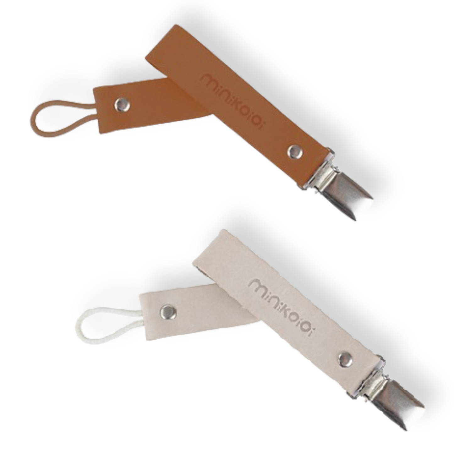 Genuine Leather Klips Pacifier Holder