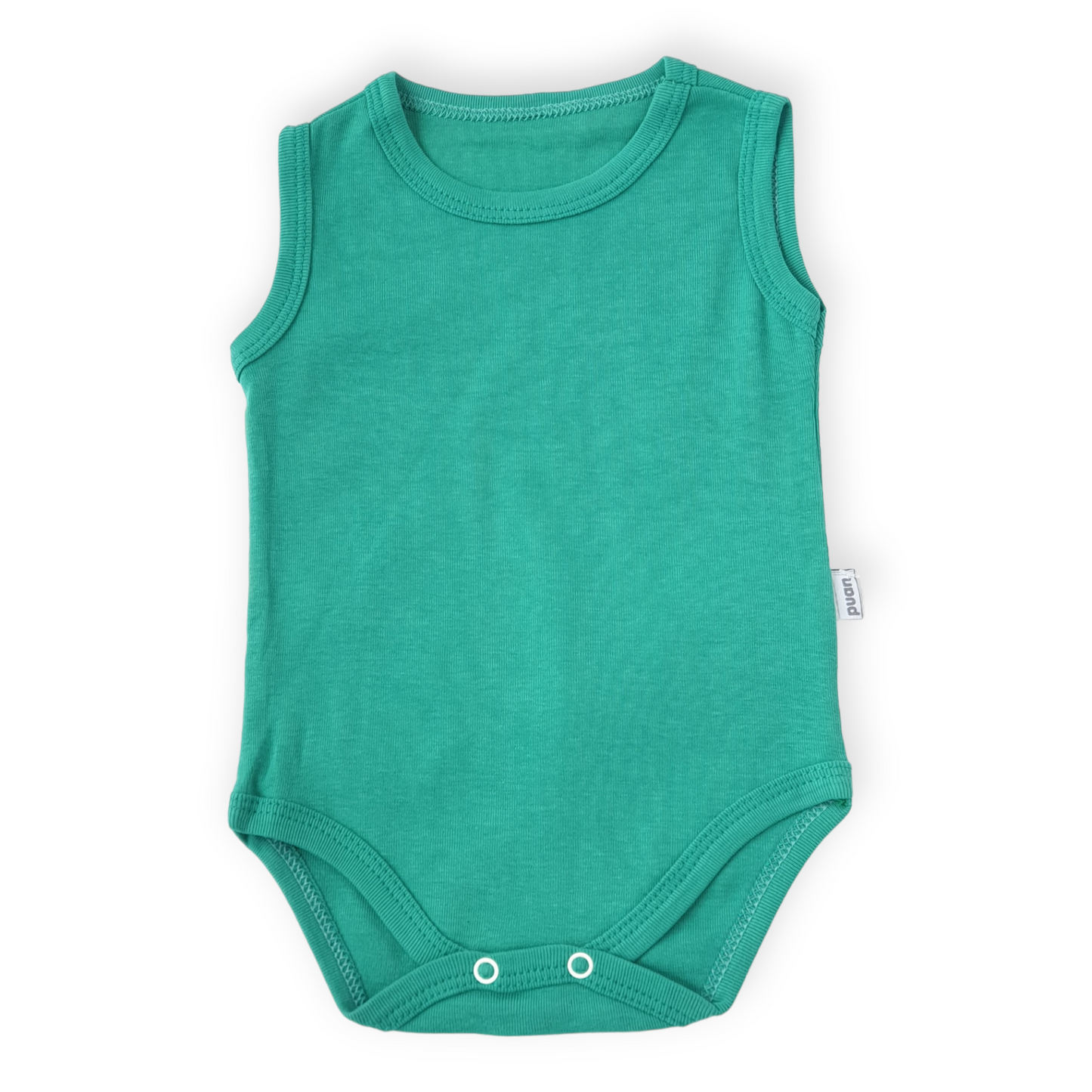Basic Dark Green Sleeveless Body