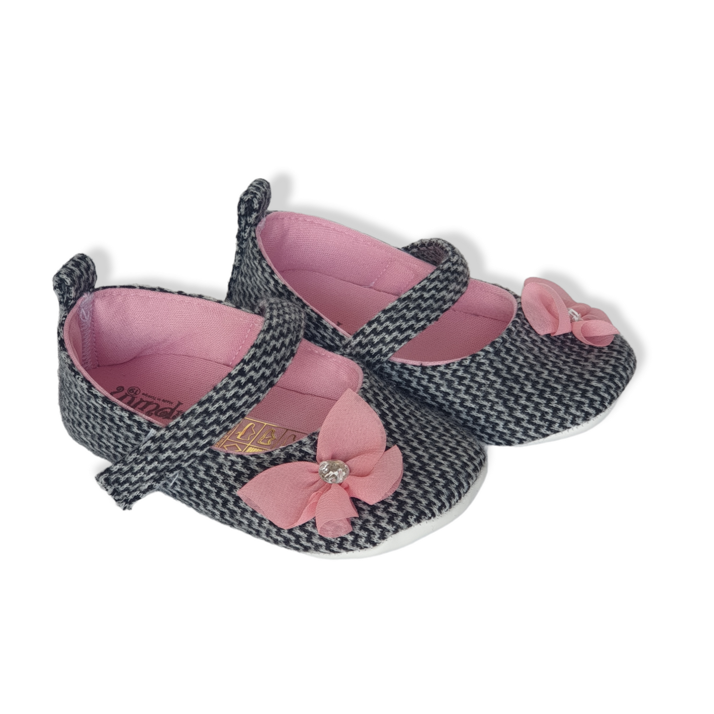 Grey Ballerinas Baby Shoes