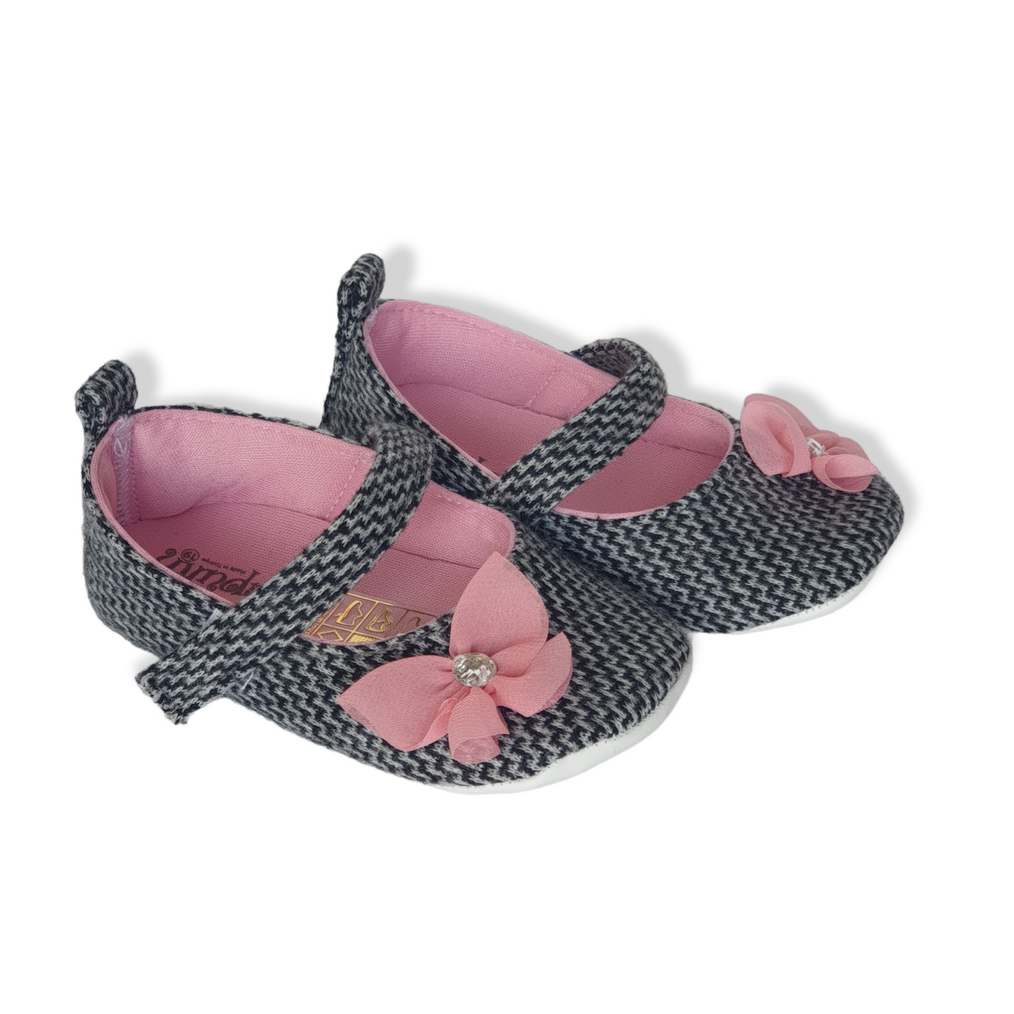 Grey Ballerinas Baby Shoes-Baby shoe, Ballerina, Ballerinas, Ballerine, Boots, catgirl, catshoes, Grey, Shoe, Shoes-Papulin-[Too Twee]-[Tootwee]-[baby]-[newborn]-[clothes]-[essentials]-[toys]-[Lebanon]