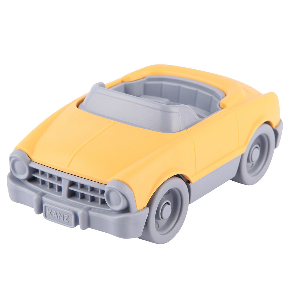 Yellow Classic Car-Car, catveh, Classic, Communication, Coordination, Imagination, Language, Motor, Pretend, Skills, Toy, Wheels, Yellow-Let's Be Child-[Too Twee]-[Tootwee]-[baby]-[newborn]-[clothes]-[essentials]-[toys]-[Lebanon]