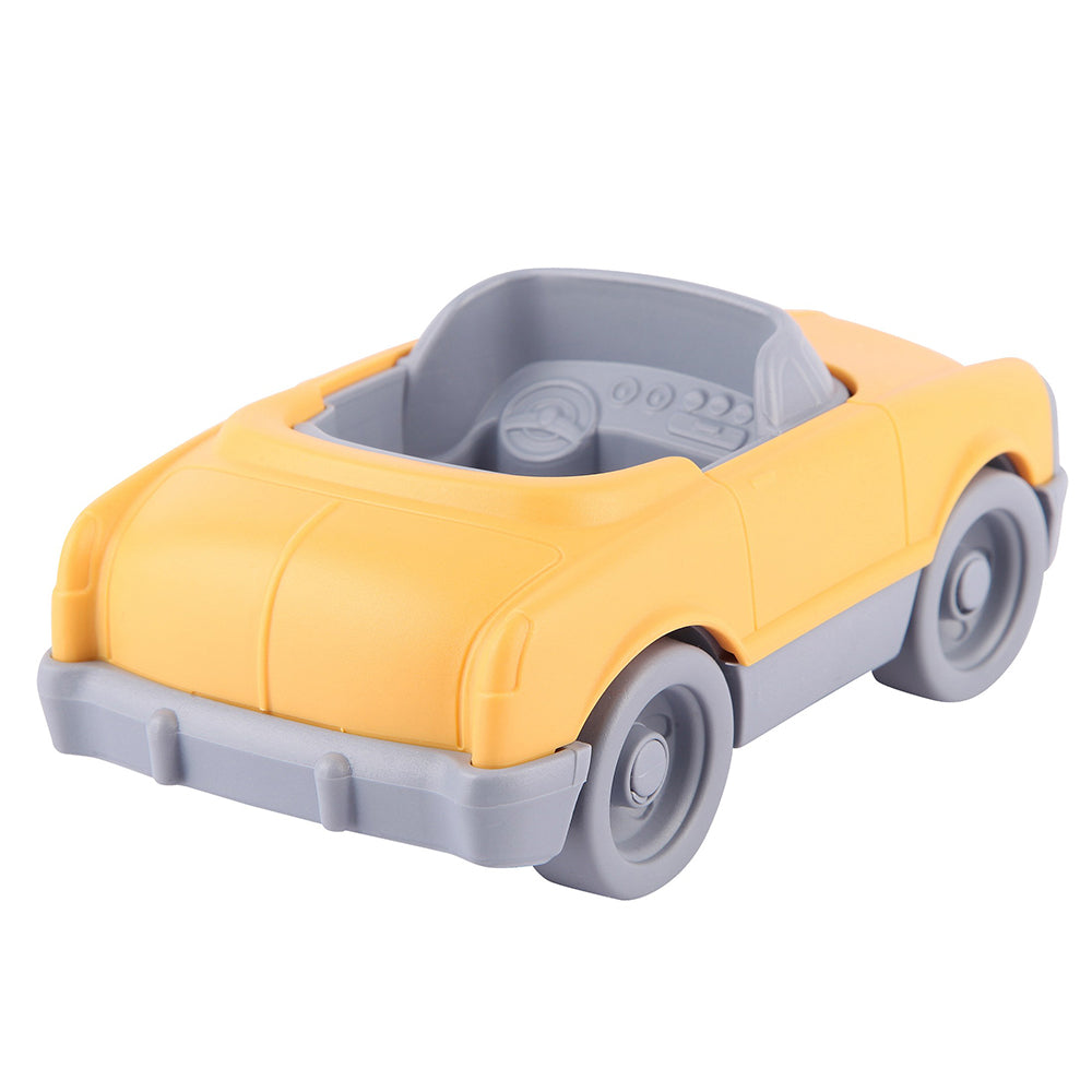 Yellow Classic Car-Car, catveh, Classic, Communication, Coordination, Imagination, Language, Motor, Pretend, Skills, Toy, Wheels, Yellow-Let's Be Child-[Too Twee]-[Tootwee]-[baby]-[newborn]-[clothes]-[essentials]-[toys]-[Lebanon]