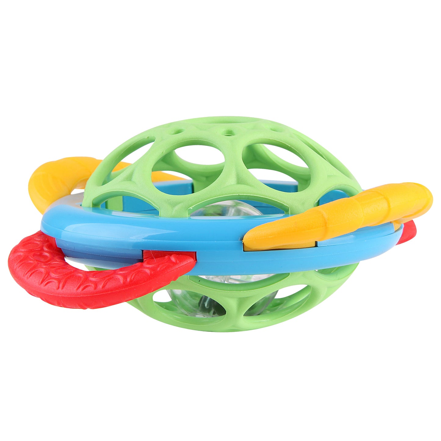 UFO Teether and Rattle Ball-Ball, catrat, catteether, Colors, Coordination, Hard, Hear, Play, Rattle, Sense, Skills, Soft, Sound, Touch-Let's Be Child-[Too Twee]-[Tootwee]-[baby]-[newborn]-[clothes]-[essentials]-[toys]-[Lebanon]