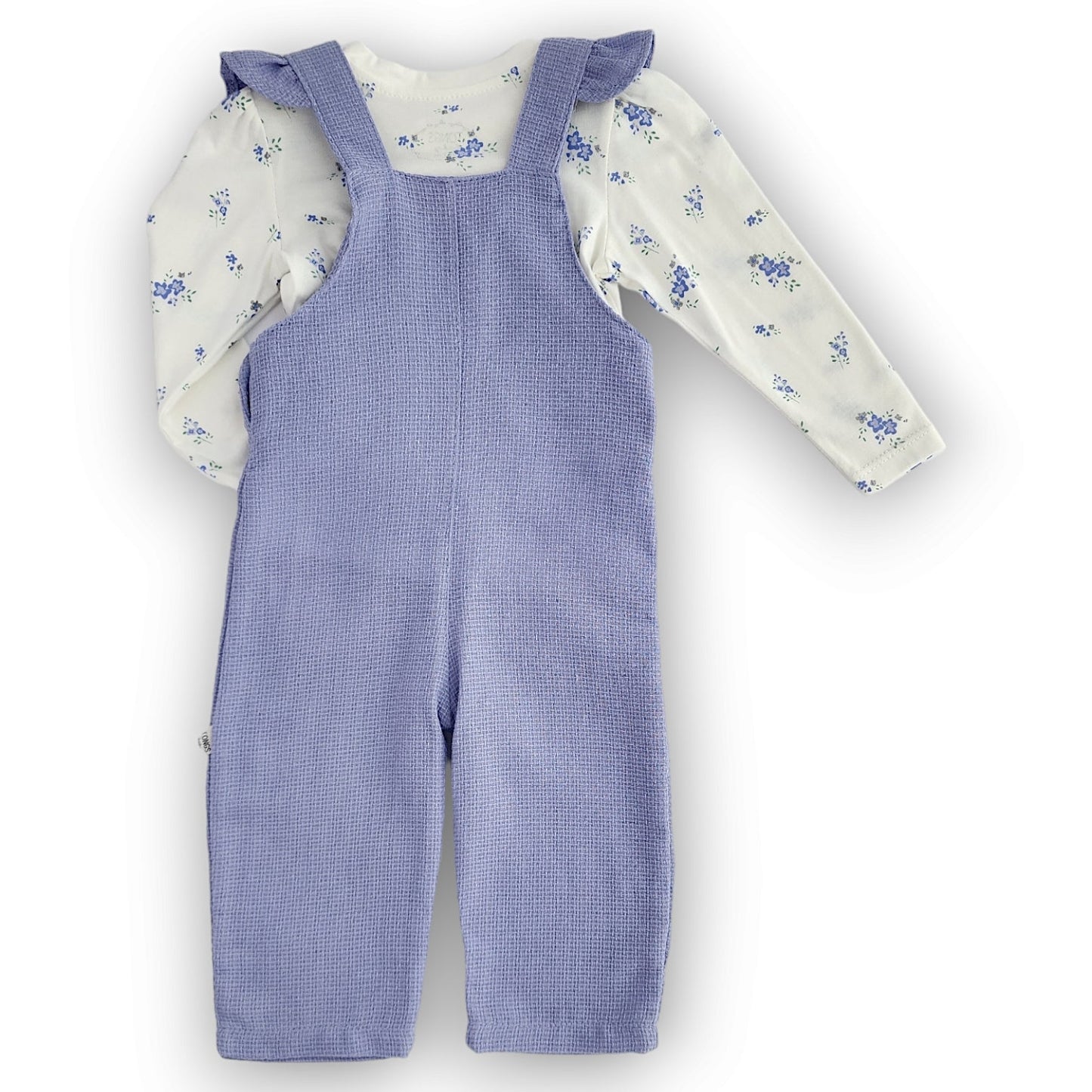 Flowery Top and Salopette with Pockets