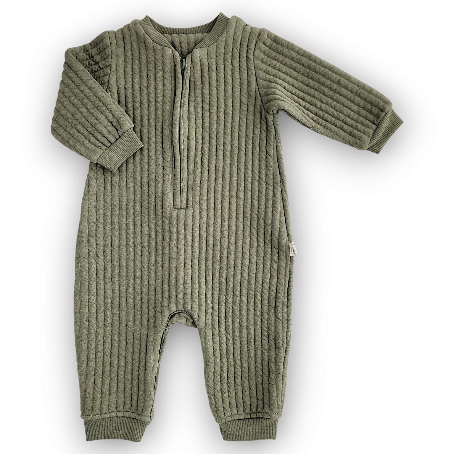 Skate Mood Dark Olive Green Jumpsuit