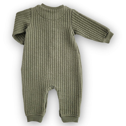 Skate Mood Dark Olive Green Jumpsuit