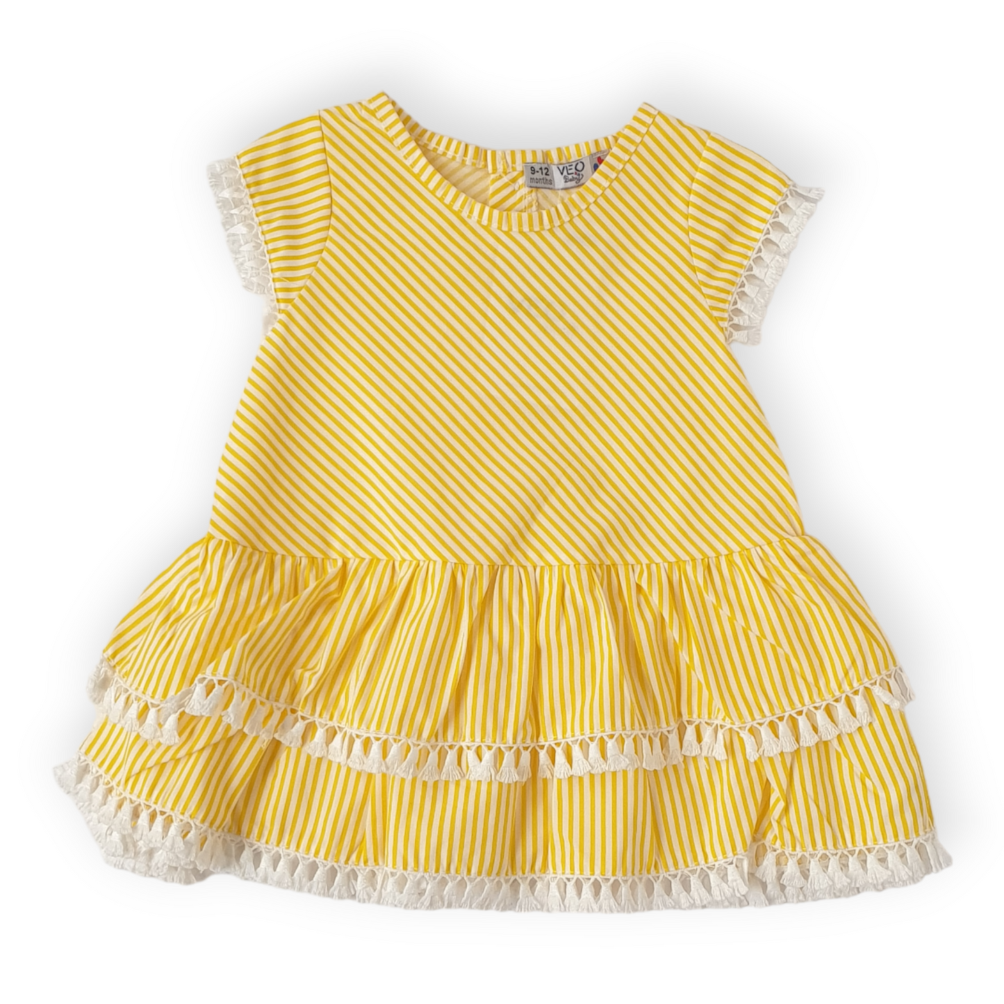 Striped Yellow Summer Dress