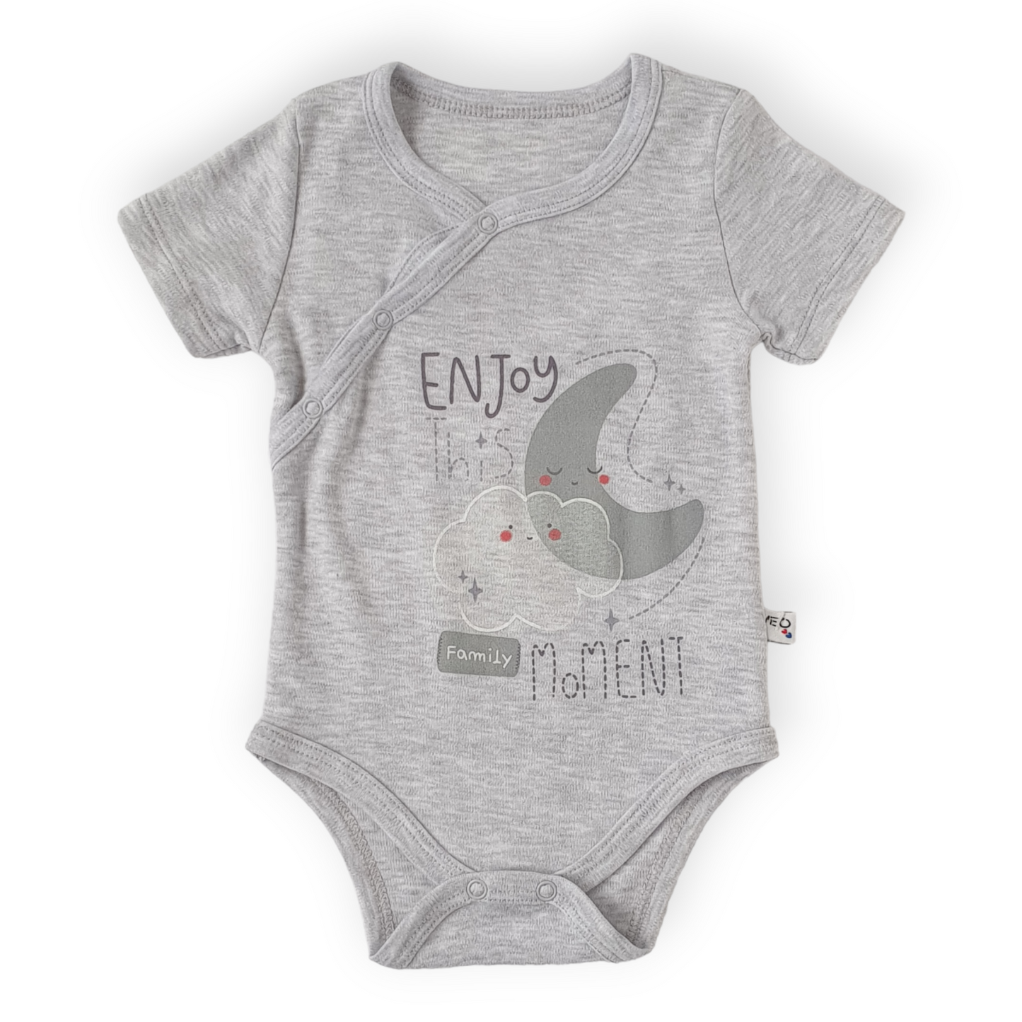 Grey Body with Moon and Cloud