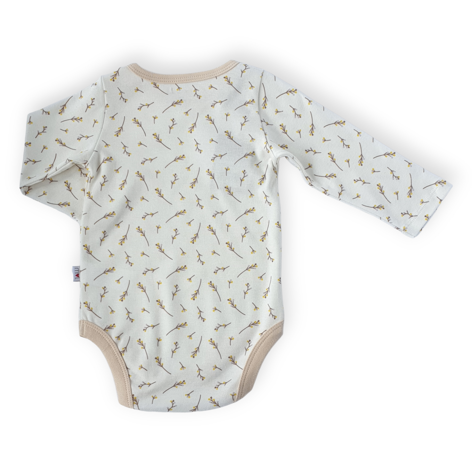 Organic Cotton Twigs Long Sleeve Body-Body, Bodysuit, Boy, Catboy, Catgirl, Catunisex, Creeper, Girl, Long sleeve, Off-white, Onesie, SS23, Twigs-Mother Love-[Too Twee]-[Tootwee]-[baby]-[newborn]-[clothes]-[essentials]-[toys]-[Lebanon]