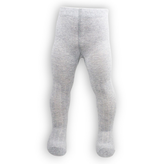 BS01606-Organic-Cotton-Grey-Tights-Organic-catsocks-Girl-Boy-Unisex-basic-Grey-tights-Collant-footed-leggings-L5