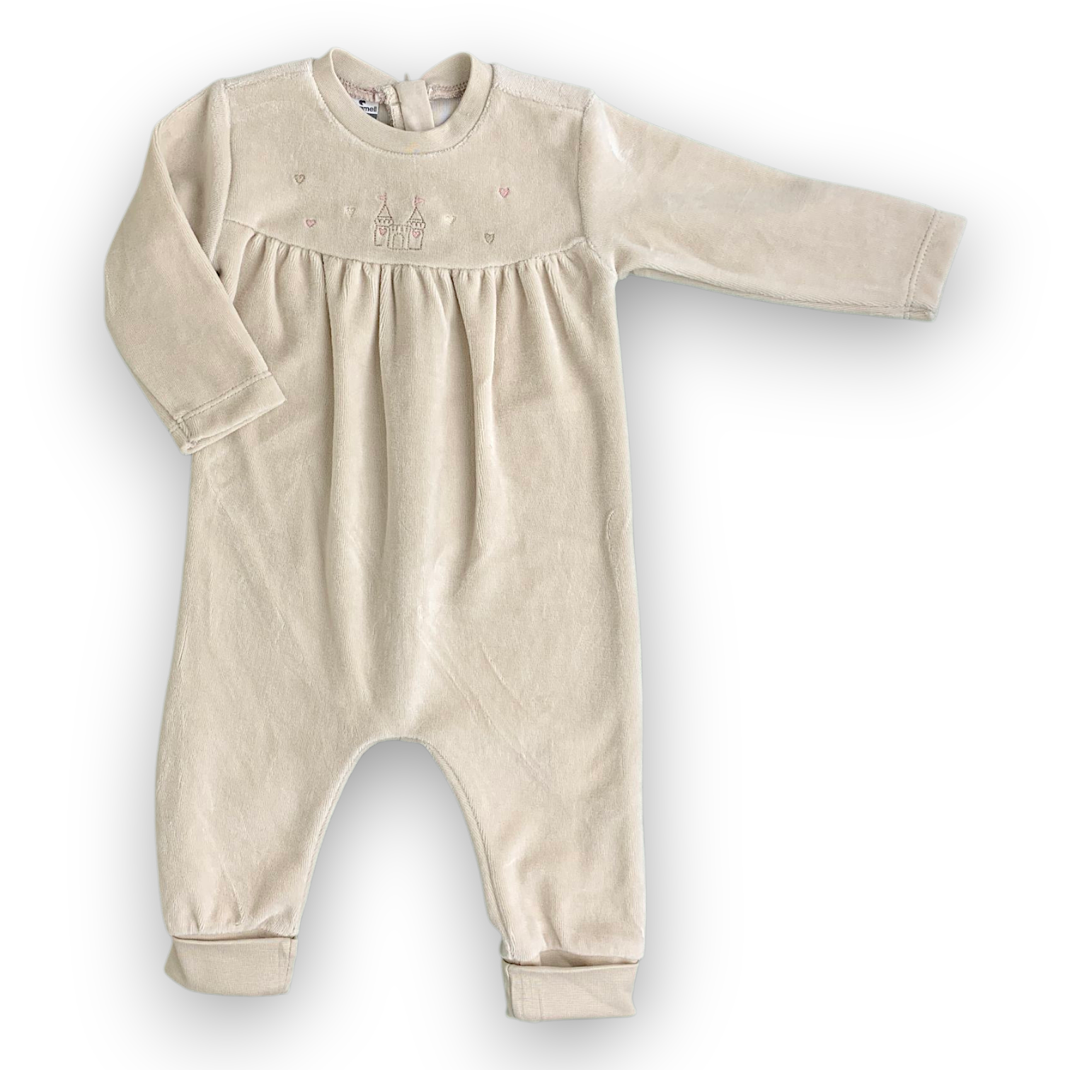 CA201103 Lovely Girl Salopette Set 3pcs Set, catset3pcs, Girl, Green, Winter, Heart, White, Band, Bandana, L6