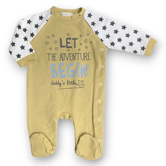 IP2011 Daddys Little Star Olive Green Jumpsuit