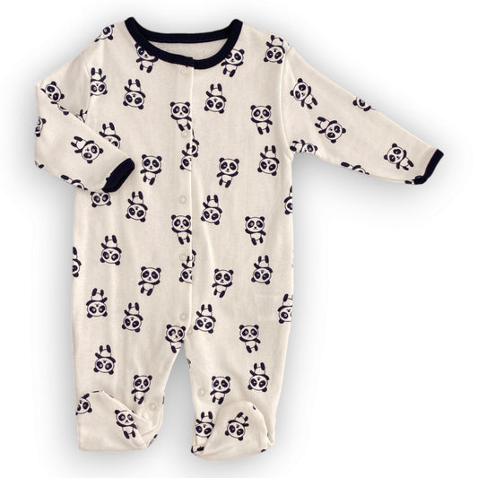 MD220 Hello Panda Pattern Jumpsuit