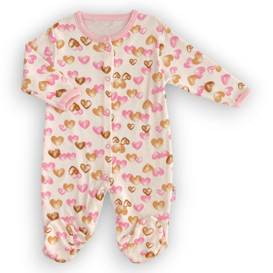 MD223 Hearts Pattern Jumpsuit