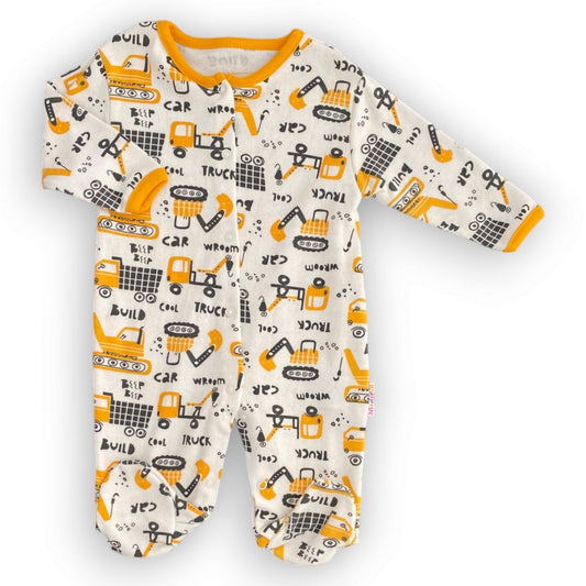 MD234 Construction Vehicles Jumpsuit